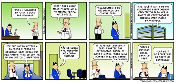 dilbert 2 horas no transporte