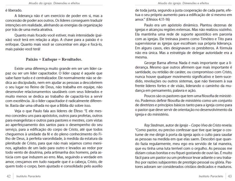 Paixão, enfoque e resultados